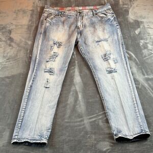 Laa's Dress LTD Co. Men's Jeans Size 40 Distressed Straight Leg